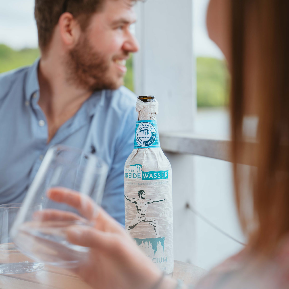 Kreidewasser Flasche