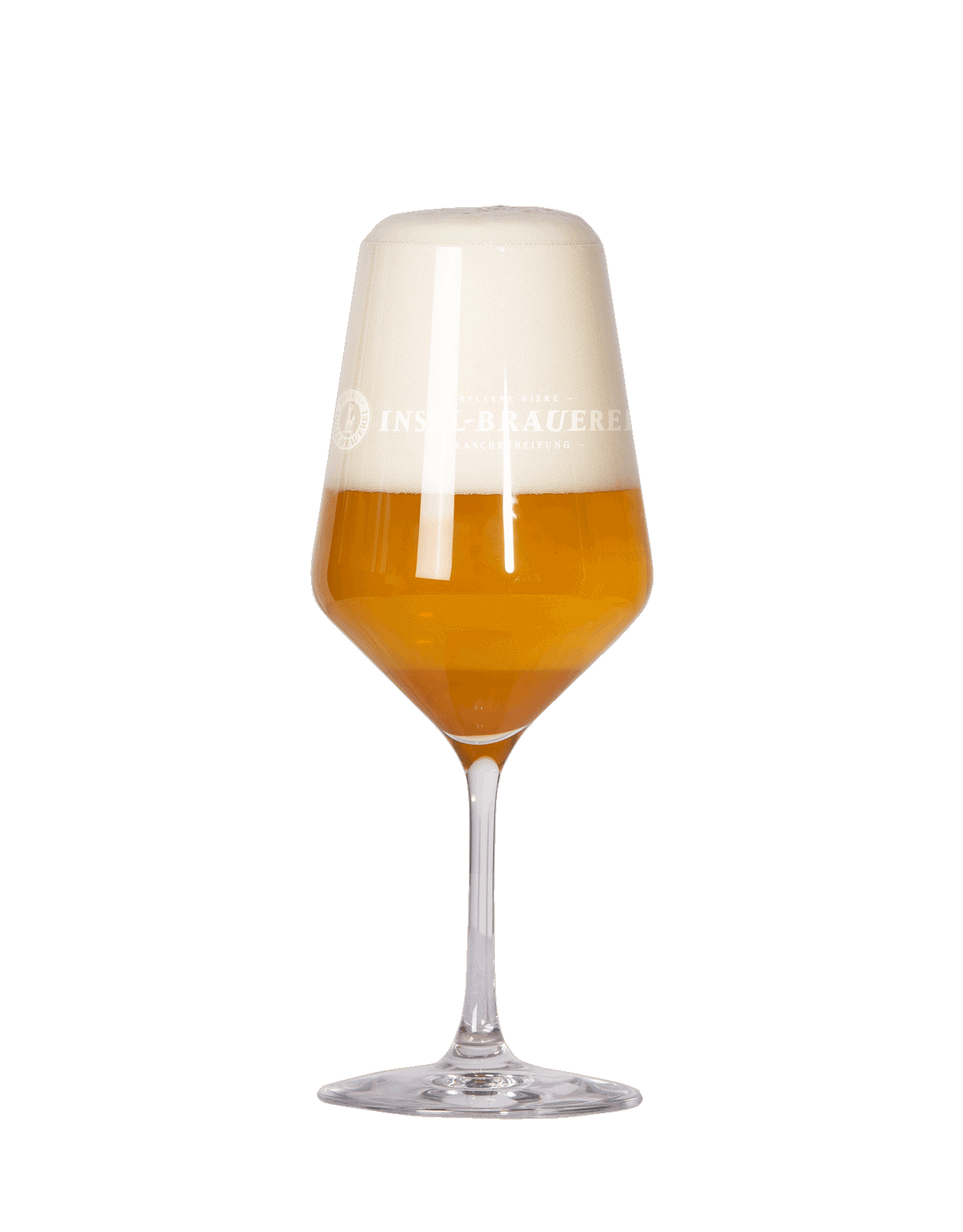 Sommelierglas - Logo Insel-Brauerei