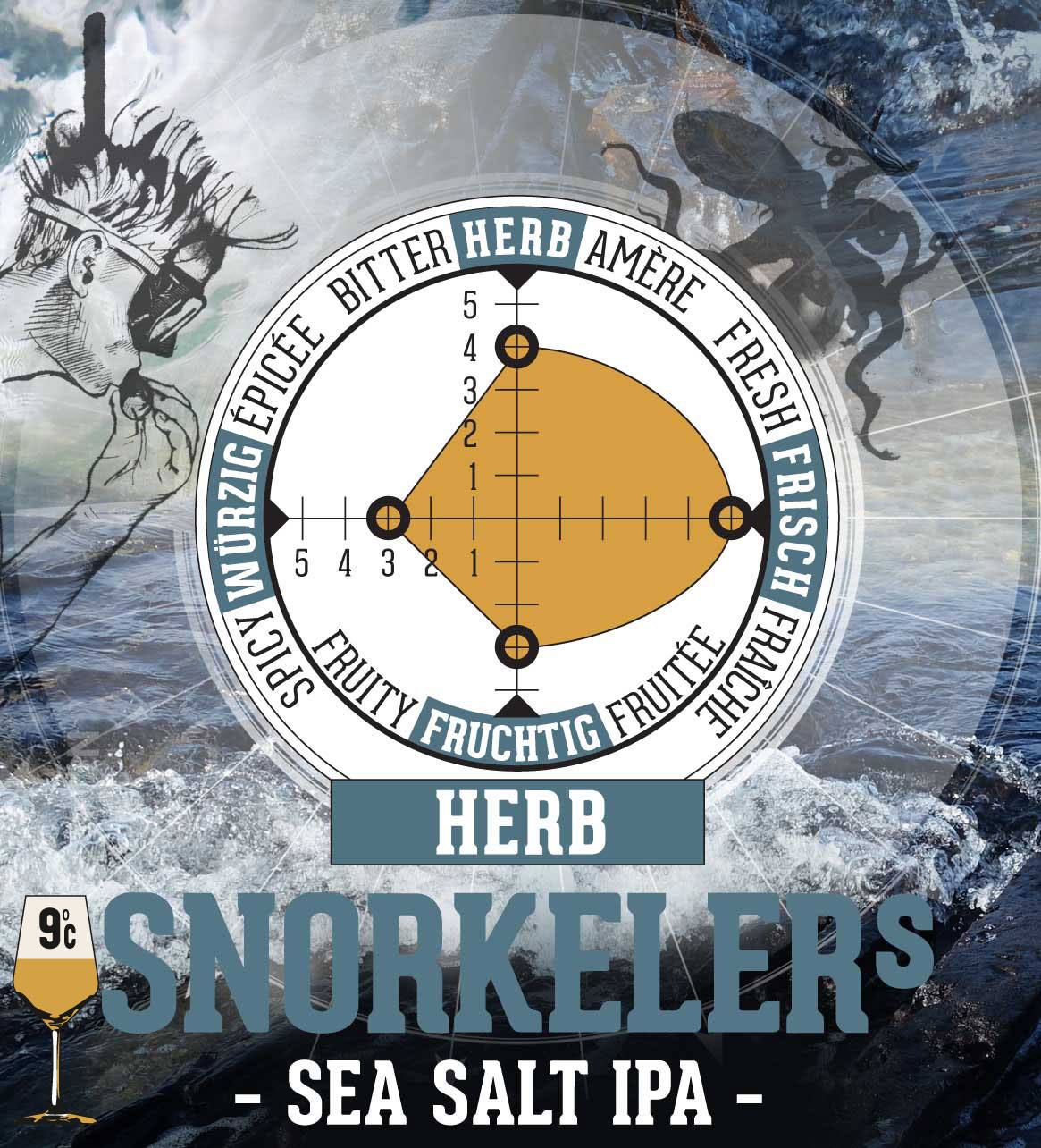Snorkelers Sea Salt IPA - alcohol-free