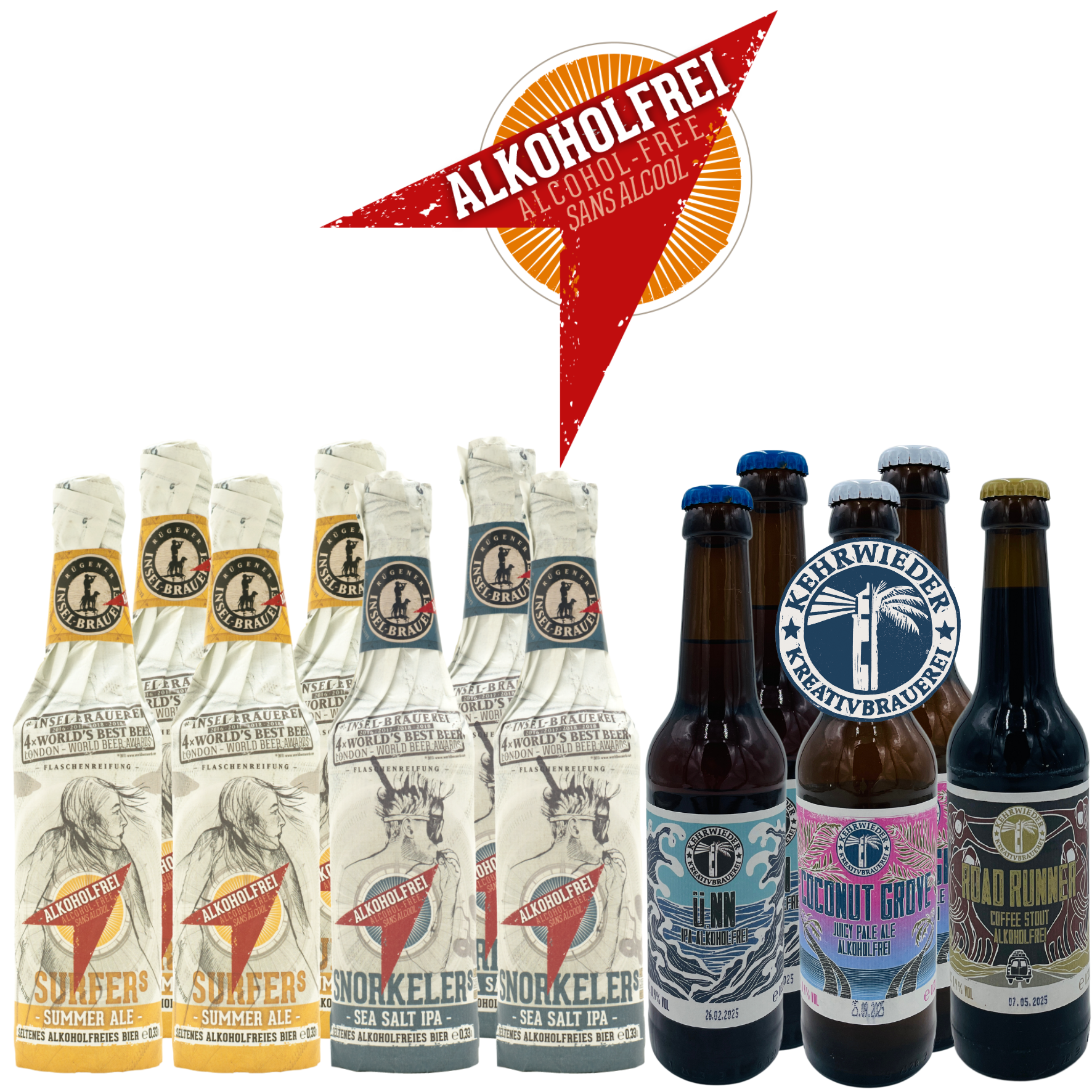 ALCOHOL FREE BEERS SET
