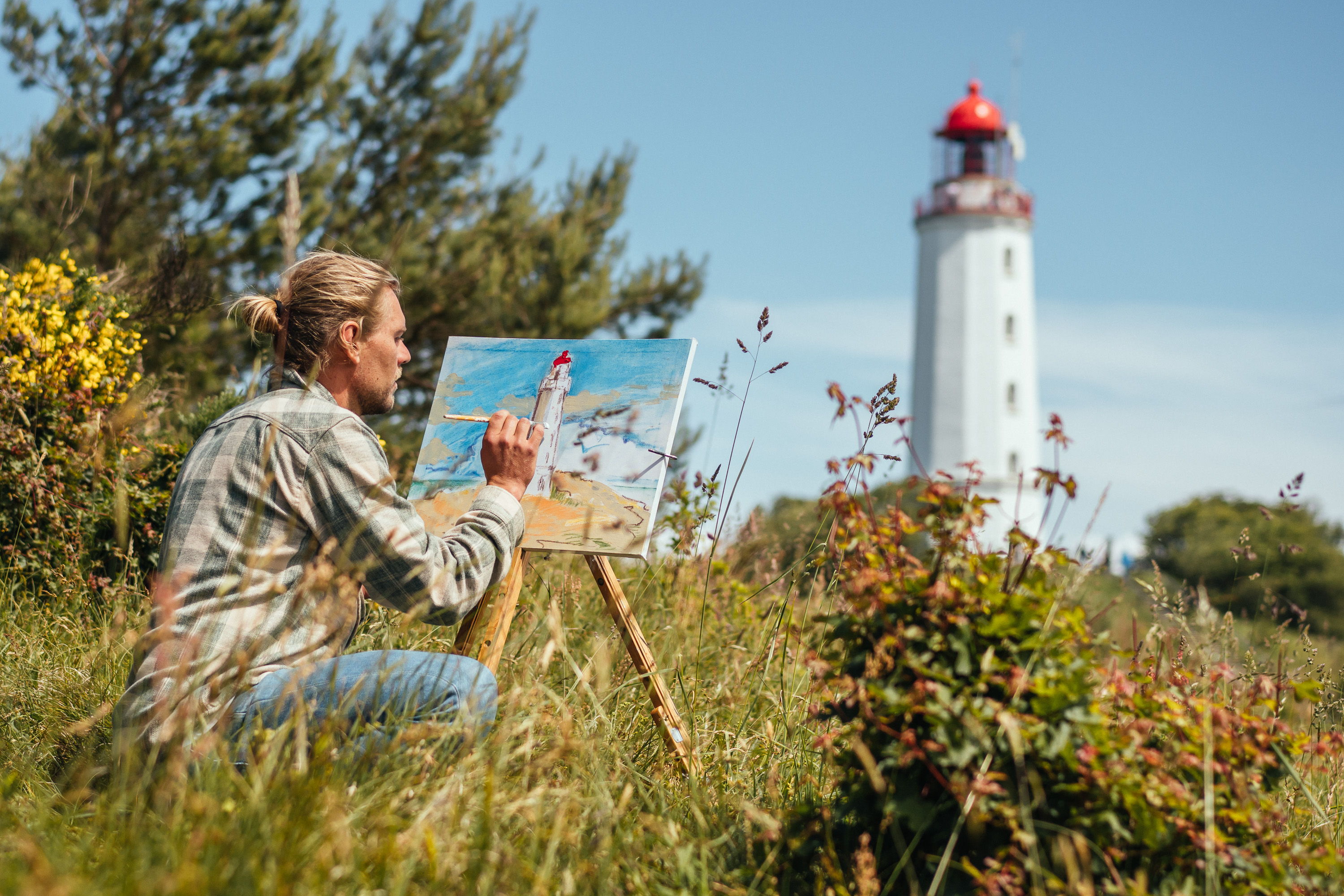 Leuchtturm-Gemälde